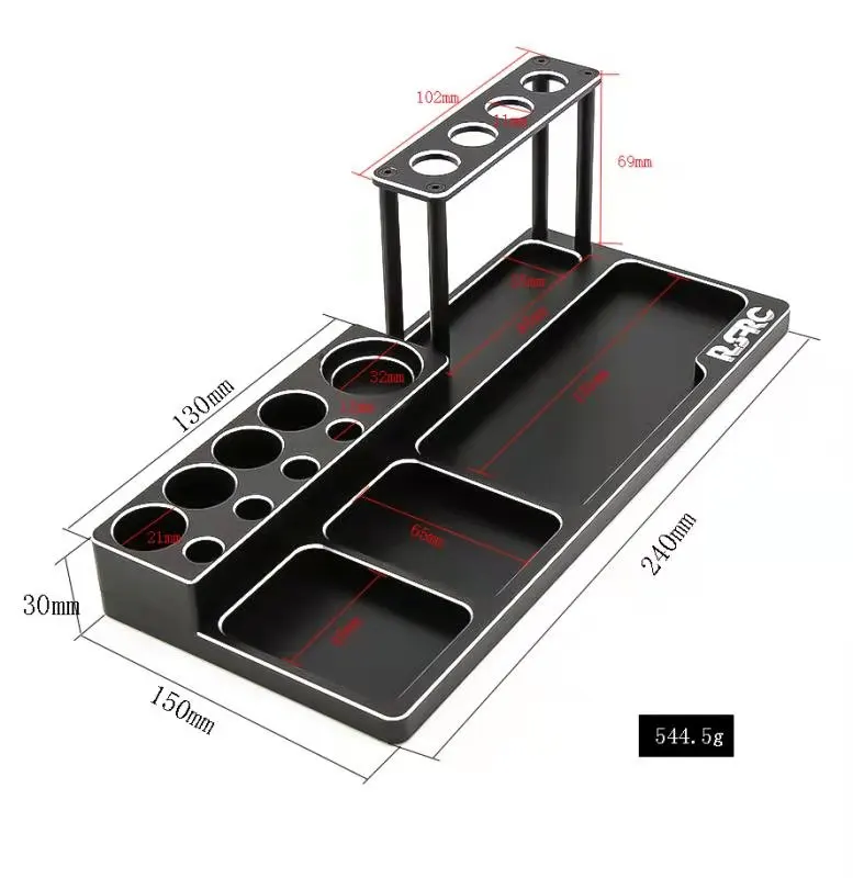 Metal High quality Aluminum alloy tool tray / socket suit for remote control toys car rc boat airplane match ARROWMAX AM-170052