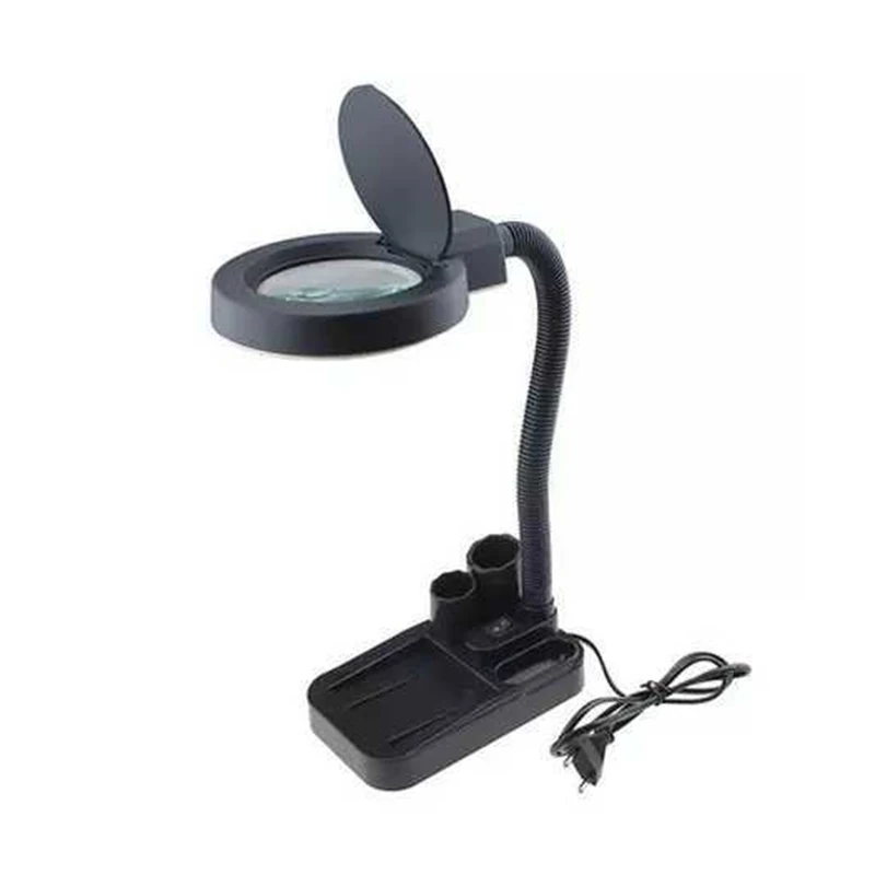 

LED lamp lighting table lamp Bracket type multifunctional magnifying glass Desktop magnifying glass table lamp