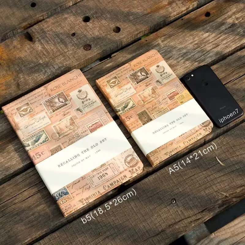 Sharkbang Cuaderno 96 yaprak Vintage serisi günlük defteri mermi günlük planlayıcısı eskiz defteri gündem okul ofis kırtasiye