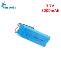 Original Lipo Battery For Transmitter 1S 3.7V 3200mAh 8C for WFLY ET07 X4 WFLY T7 T6II RC Radio Remote Control Spare Parts 1Pcs