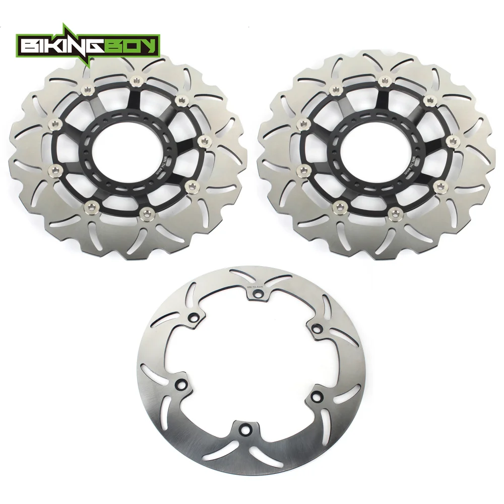 BIKINGBOY Front Rear Brake Discs Rotors For ST1300 A Pan European 02 03 04 05 06 07 08 09 10 11 12 13 ST 1300 P / PA ABS 02-15