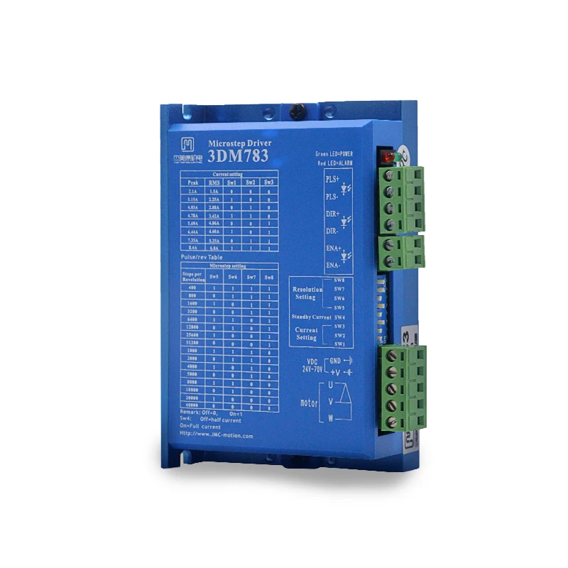 3DM783  NEMA23 NEMA34 3 phase stepper motor driver 32bit DSP DC24-70V 1.8-8.3A JMC