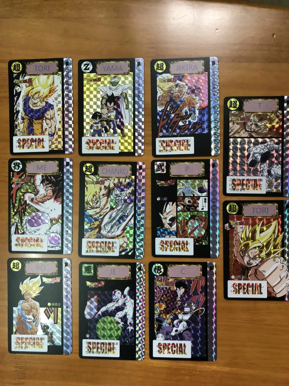 BANDAI Dragon Ball Imitation of The Original Bomb Style Namek Star Frieza Son Goku Flash Card33 Sets of Limited Collection Cards