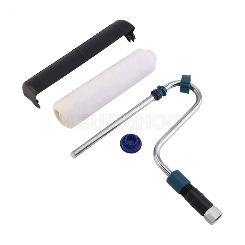 Airless Paint Roller with 30cm Spray Extension Pole Self-priming Roller Cover Airless Tool Accessories High Pressure Paint Tools