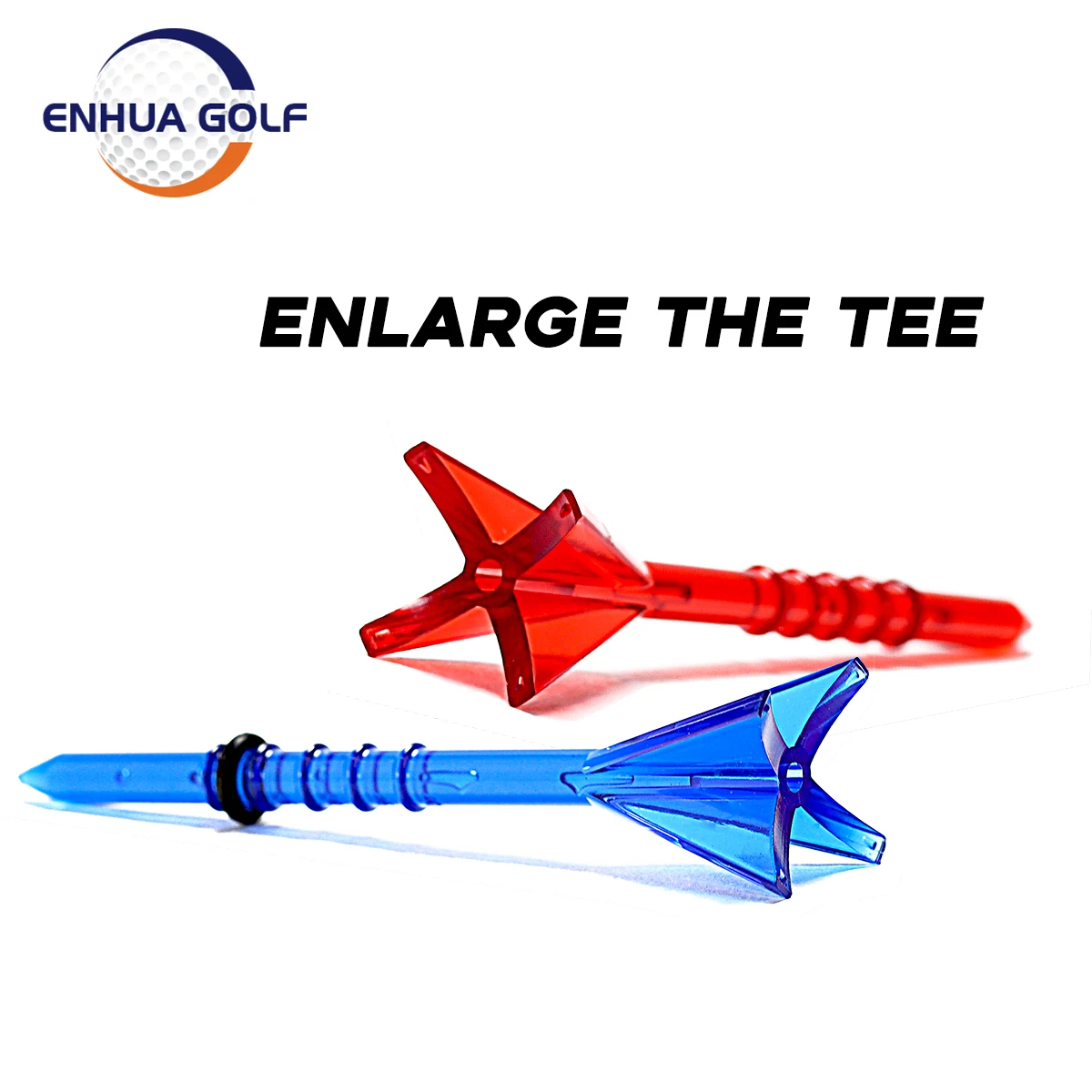 Tee Golf Đứng Siêu Cốc Tee Nhựa Không Vỡ Gói 40 (3-1/4 "Có Sẵn) giảm Ma Sát Bên Con Quay 4 Ngạnh 4 Màu 83Mm