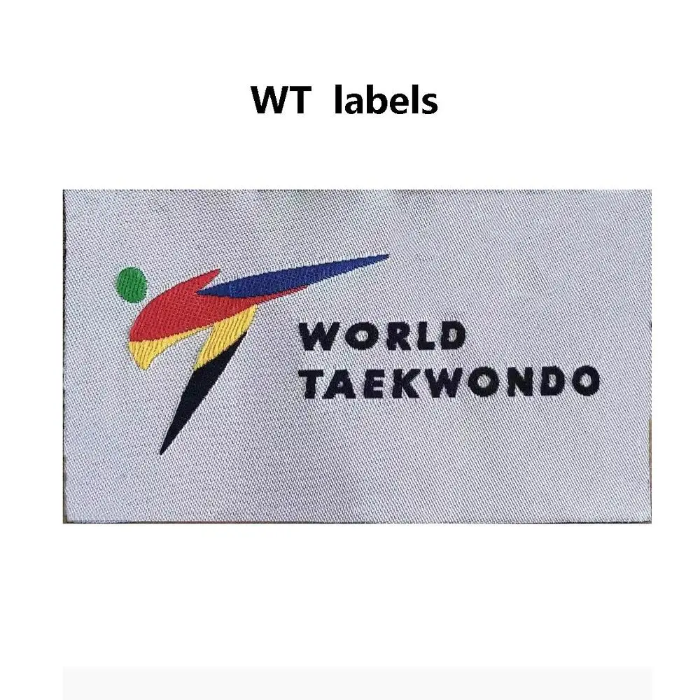 WT  Emblems Belts Label for Taekwondo Belts and Kimono Uniform