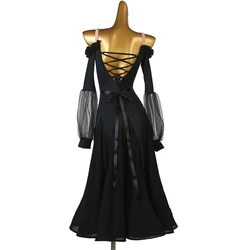 New style Ballroom dance dress national standard dance long dress social dance Costumes MQ320