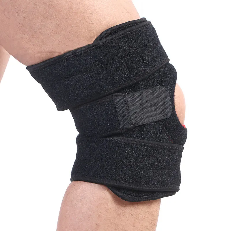 

1PC Elastic Knee Support Brace Kneepad Adjustable Knee Protector for Basketball Cycling Climbing Kneepads Safety Rodillera