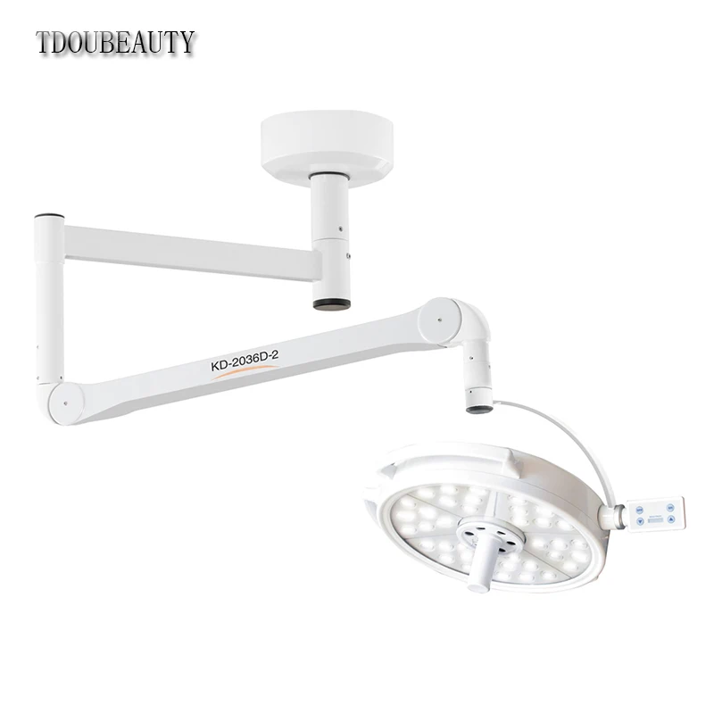 TDOUBEAUTY 108W Ceiling LED Surgical Dental Exam Light Shadowless Lamp Pet Surgery Light KD-2036D-2 Free Shipping