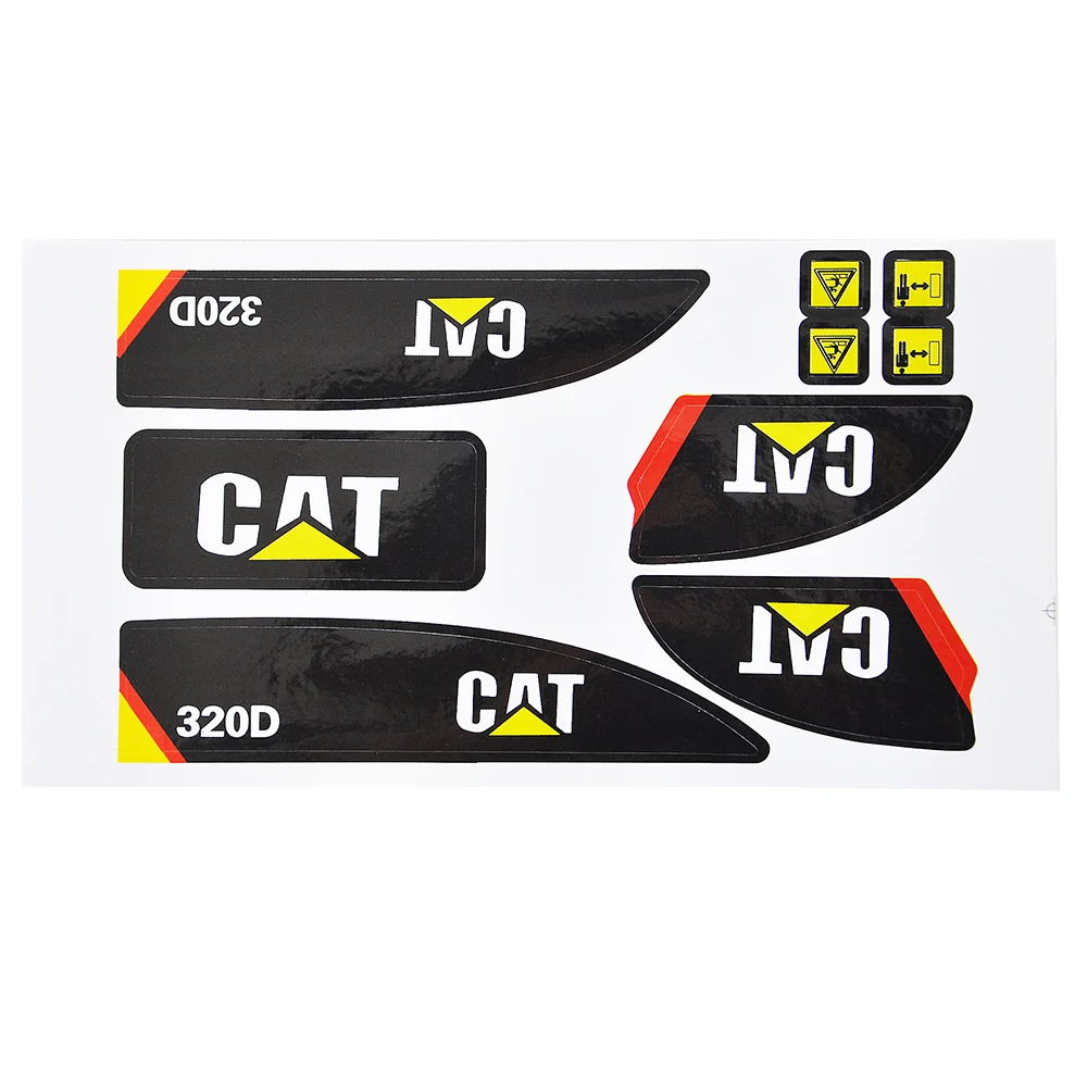 HUINA 1550 Sticker For 15 Channel 2.4G 1:14 RC Metal Excavator Accessories