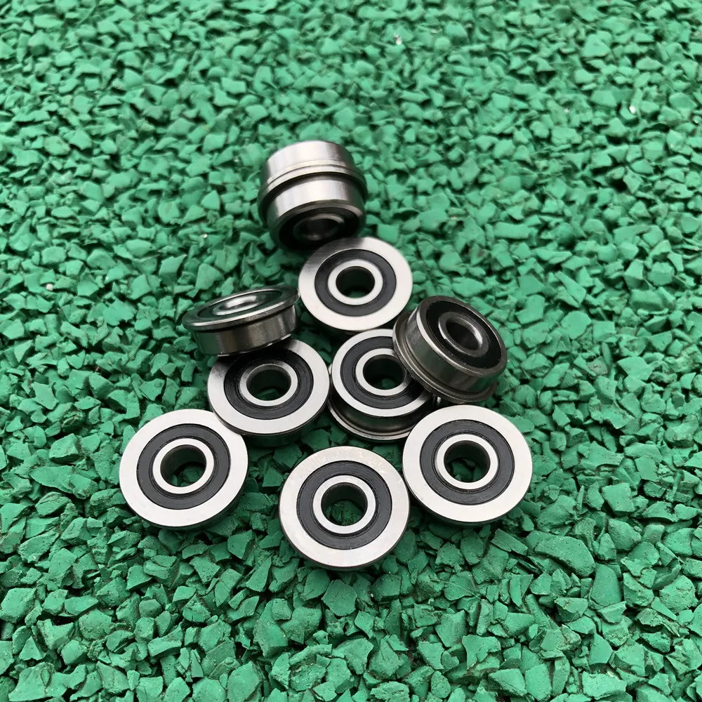 50 Stück Präzisions-Flanschlager F695-2RS 5*13*4mm Flansch-F695 RS Miniatur-Kugellager F695RS für VORON Mobius 2/3 3D-Drucker – Detail 2