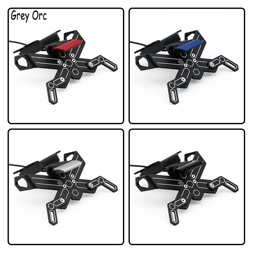 For YAMAHA MT FZ 07 2014 2015 2016 2017 2018 2019 2020 Motorcycle Rear License Plate Mount Holder  Modification Accessories