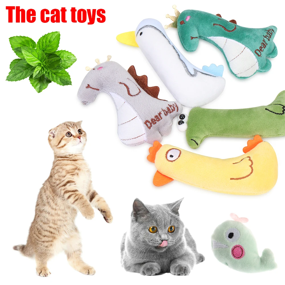 

Mini Cat Grinding Catnip Toys Funny Interactive Plush Cat Teeth Toys Cat Mint Claws Thumb Bite Chewing Toy Pet Kitten Supplies