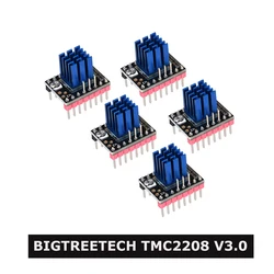 Драйвер BIGTREETECH TMC2208 V3.0 для шагового двигателя, бесшумные палочки для SKR V1.3 SKR V1.4 Turbo Ender