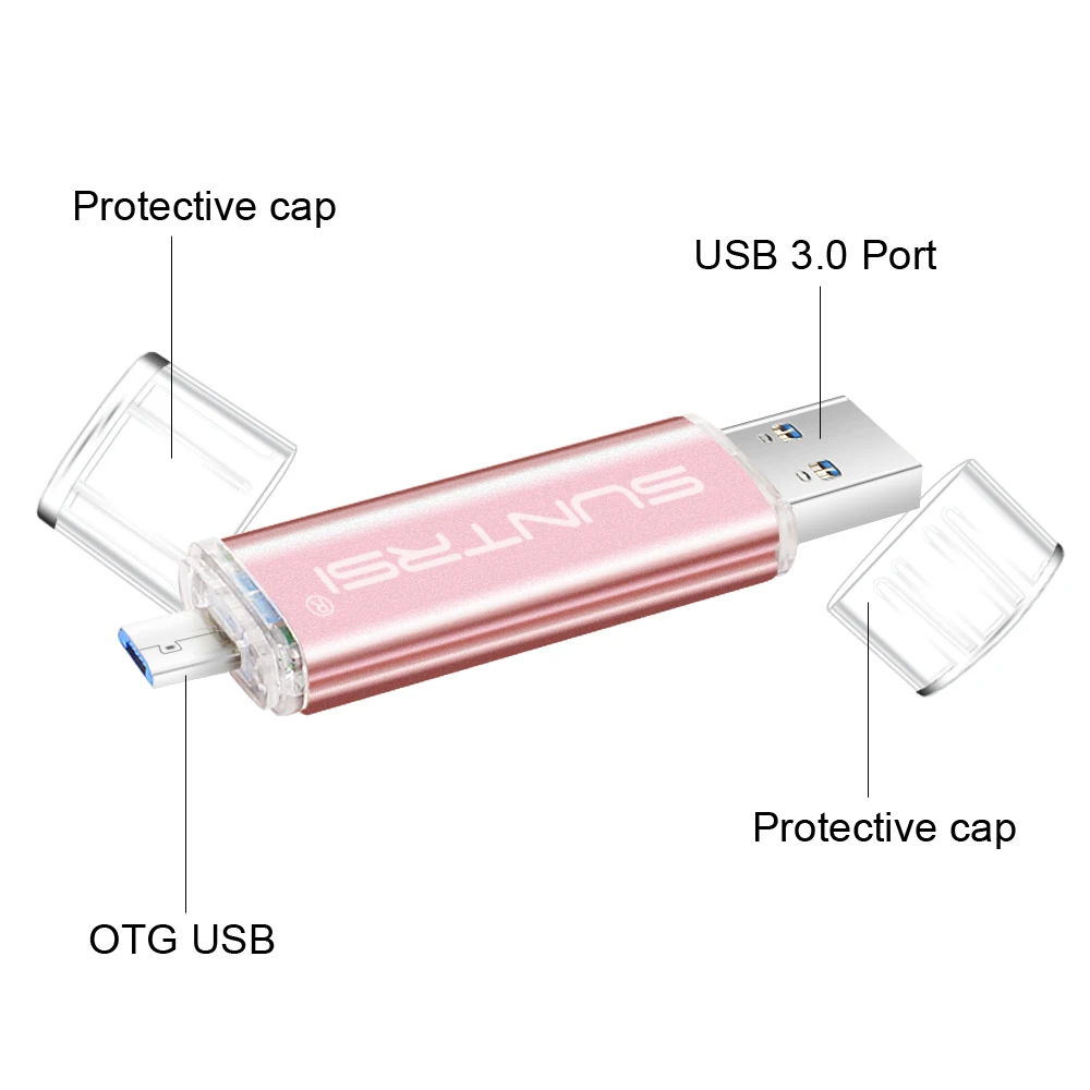 Suntrsi pen drive 3.0 8gb 16g  32GB 64G USB Flash Drive 128G Pendrive waterproof usb stick флэш-накопите u-disk key gift for PC