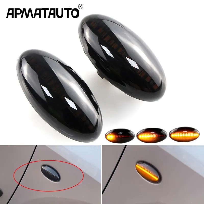 LED Side Marker Light Turn Repeater Lamp For Peugeot 307 206 Partner 407 Expert 107 For Citroen Berlingo C 3 4 5 1 Xsara Jumpy