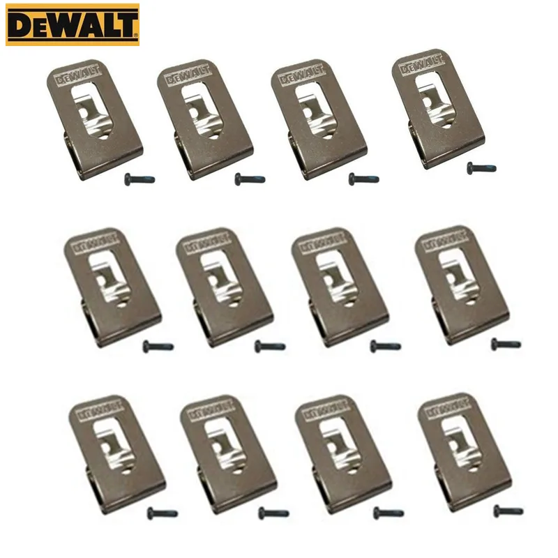 Gancho y tornillo de Clip de cinturón Dewalt, 659916-00sv, 12V, 18V, 20V, DC855KA, DCF827KL, DCF826KL, DCF826, DC825B