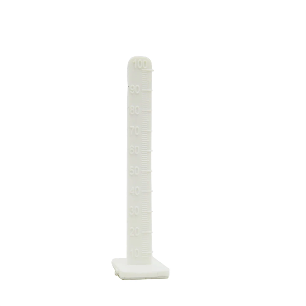 100mm White Level Stick Pegs for Floor Cement Measure Poured Self Leveling Pins 50 Pack