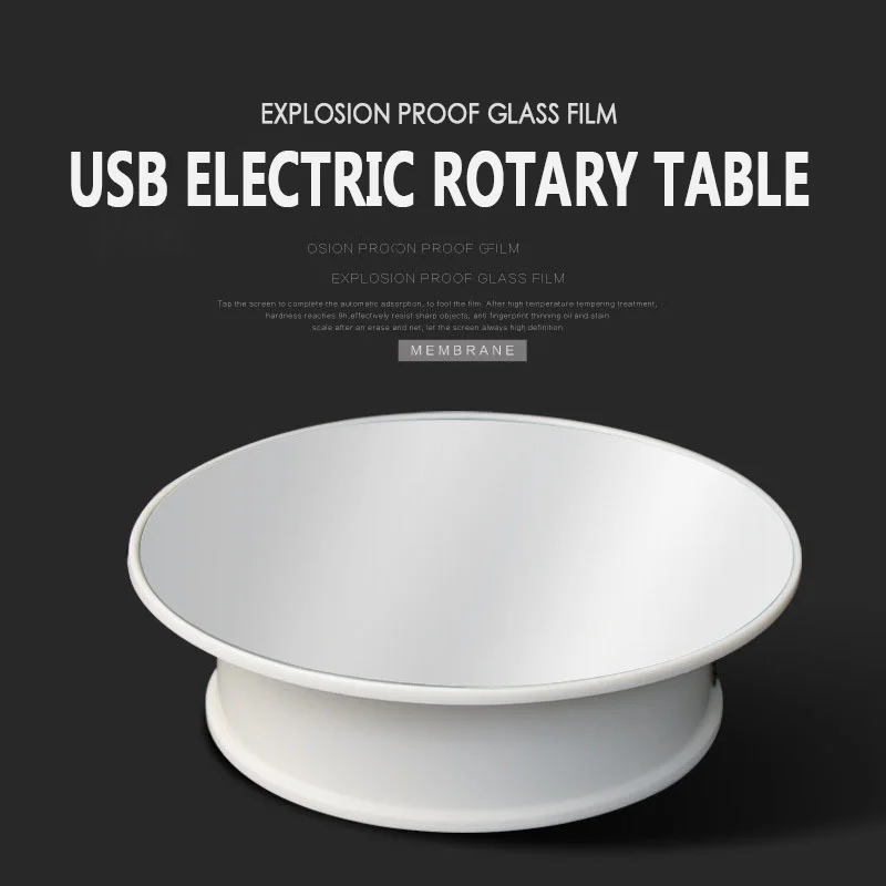 360 Degree Electric Photography Rotating Table Photography Rotating Turntable Display Stand Video Shooting Props Turntable