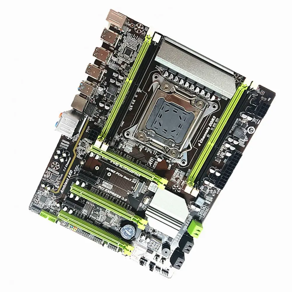 Imagem -05 - Game Desktop Motherboard Lga2011 e5 2680 Pci Express 16x Múltiplas Portas Ddr3 Sata3 Mainboard para B75 pc X79