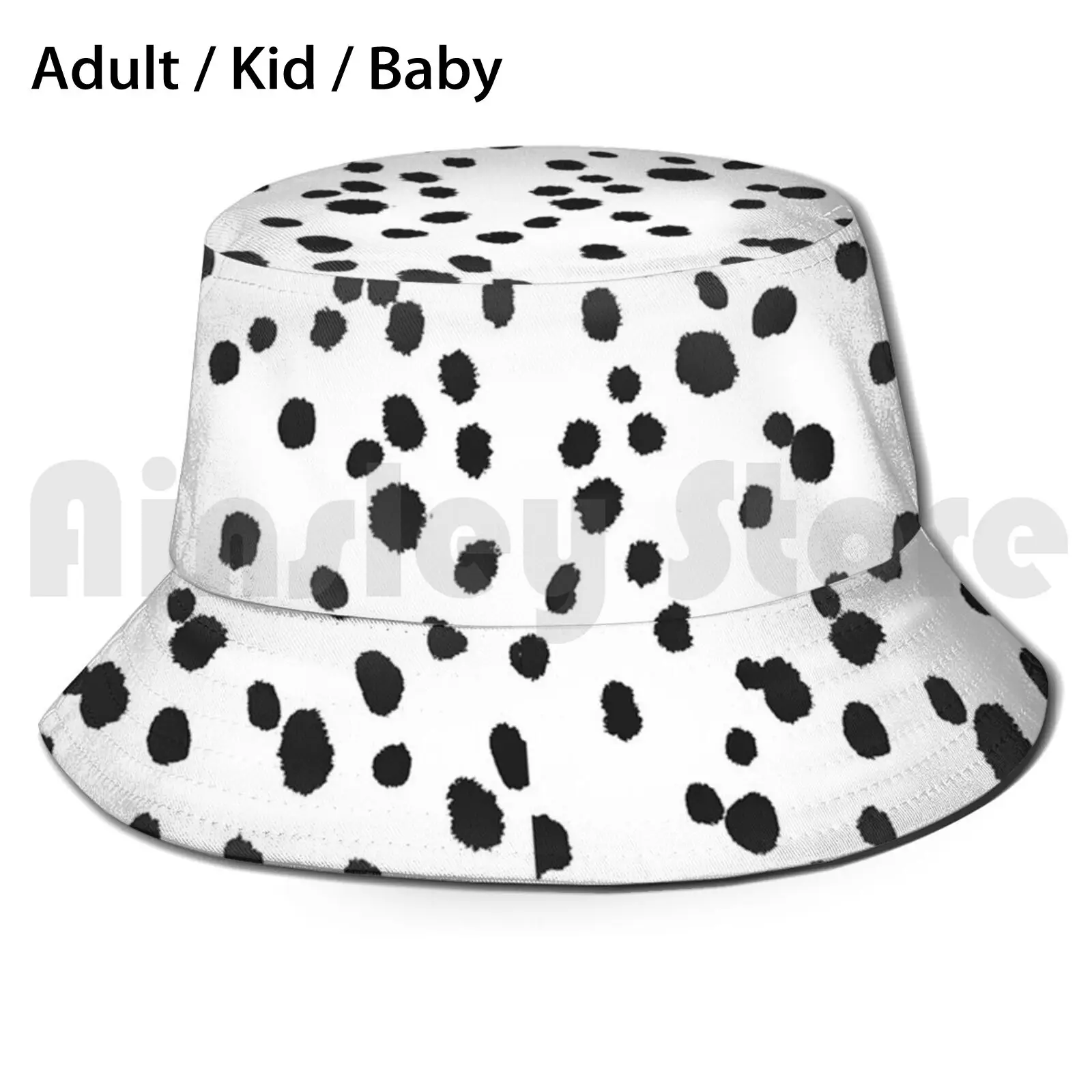 

Dalmatian Super Trendy Cute Fun Abstract Pattern Background Sun Hat 2225 Bucket Hat Dalmatian Super