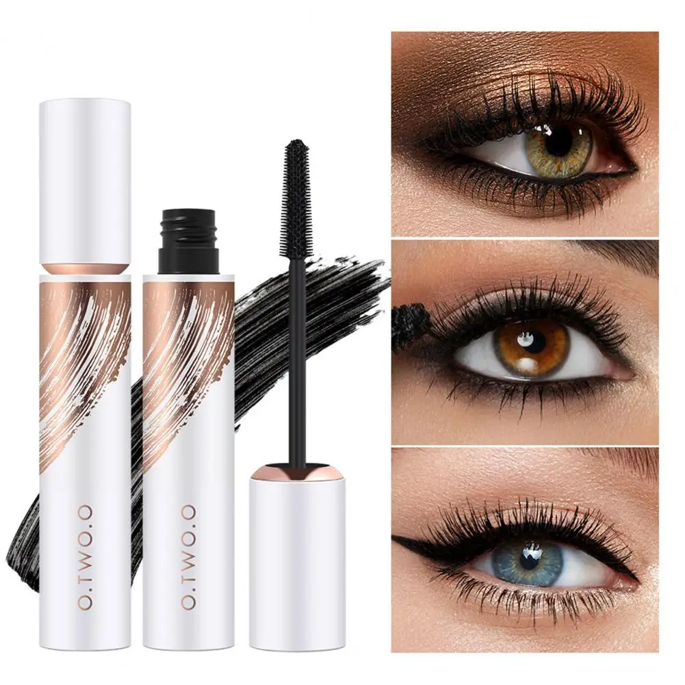 O.TW O.O Schwarz Mascara Verlängert Wimpern Wasserdicht langlebige 4D Seide Faser Mascara Lash Verlängerung Kosmetik Make-Up