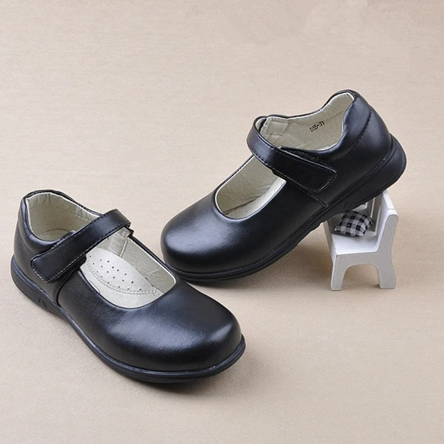 Girls leather school shoes fashion