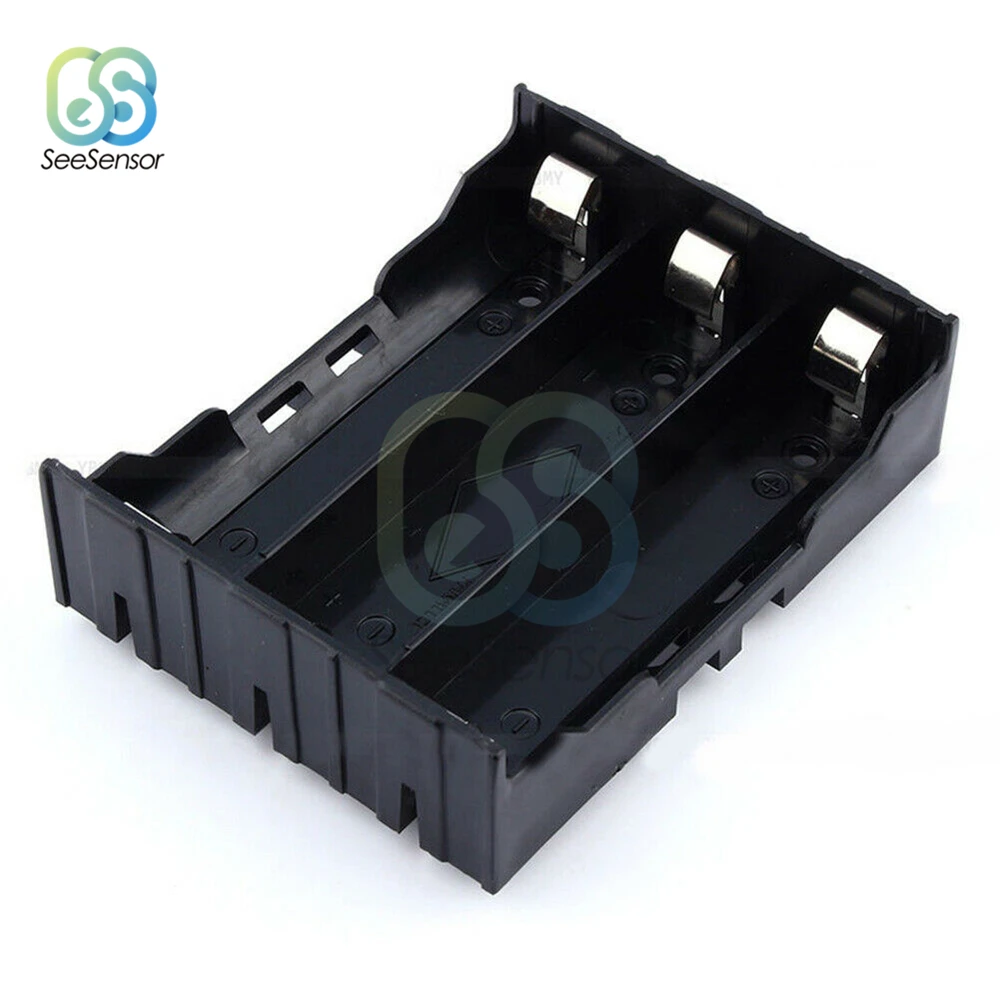 バッテリーホルダー1 2 34スロット,abs 18650,バッテリーボックス,1x 2x 3x 4x 18650,バッテリーコンテナ