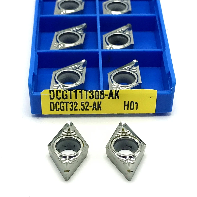 DCGT11T302 DCGT11T304 Internal utensile per tornitura interna utensile per tornio in alluminio inserto per tornitura CNC utensile da taglio in alluminio rame