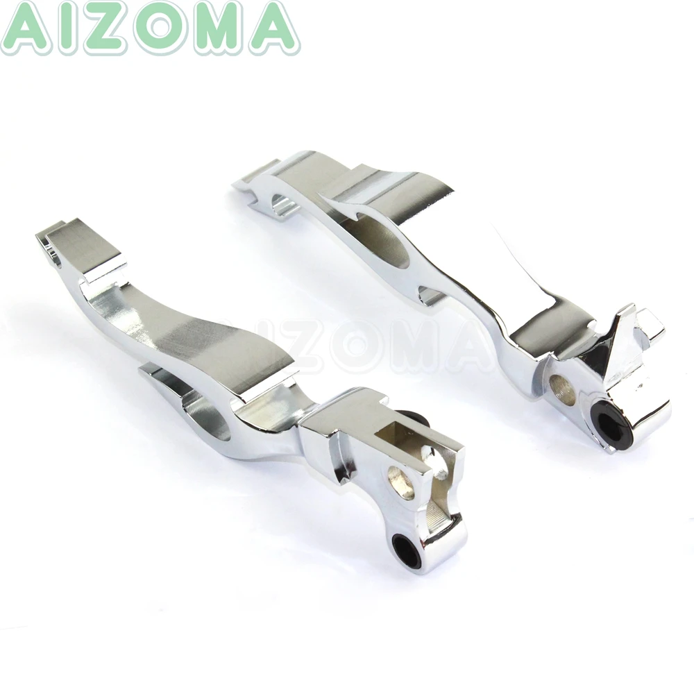 1 Pair Chrome Flame Hand Brake Clutch Levers For Harley Sportster Softail Custom Fat Boy 1996-2012 Dyna Wide Glide Street Bob