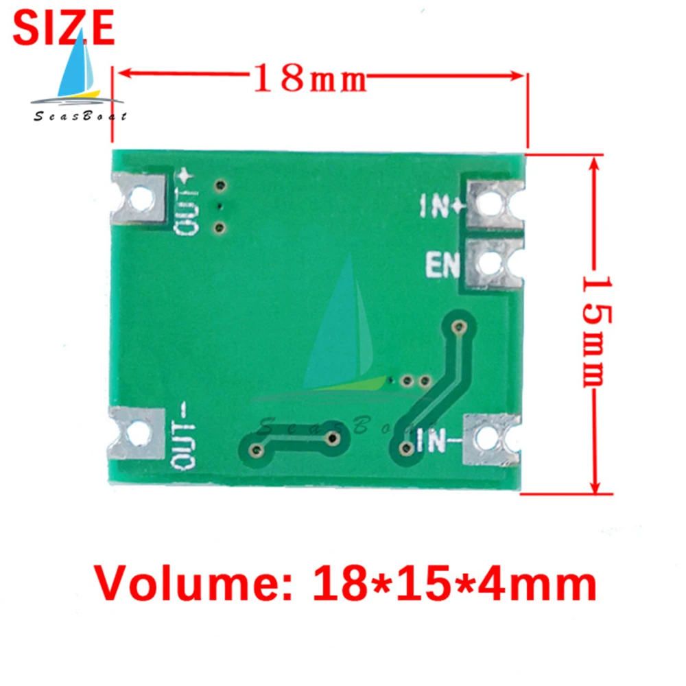 DC-DC Stabilized Power Supply Module Mini Automatic Buck-Boost Voltage Regulator Board DC3V-15V Step Down Buck Boost Module