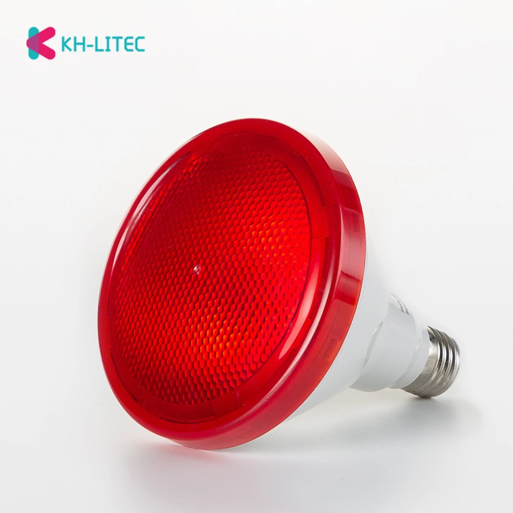 Bombilla de Color con Sensor PAR38, iluminación empotrada de 15W, luz de insectos para interior/exterior, para techo, puede, porche, garaje, patio,