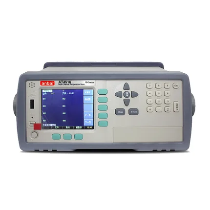 Termometer Digital 16 Saluran AT4516 Perekam Grafik Suhu Tinggi Pencatat Data Suhu Penguji Termokopel