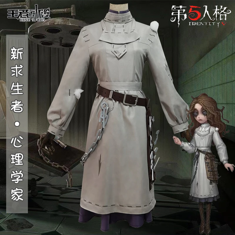 Anime Game Identity V New Survivor Psychologist Ada Mesmer Cosplay Costumes Halloween Uniforms Work Clothes Party Dress