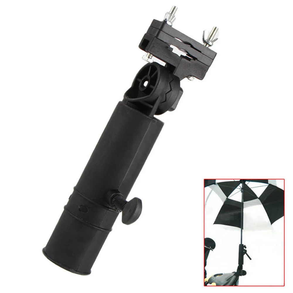 Golf Club Cart Umbrella Holder, Adjustable Buggy Cart Pram Trolley Bike Umbrella Stand Clip, Golf Accessories, THANKSLEE