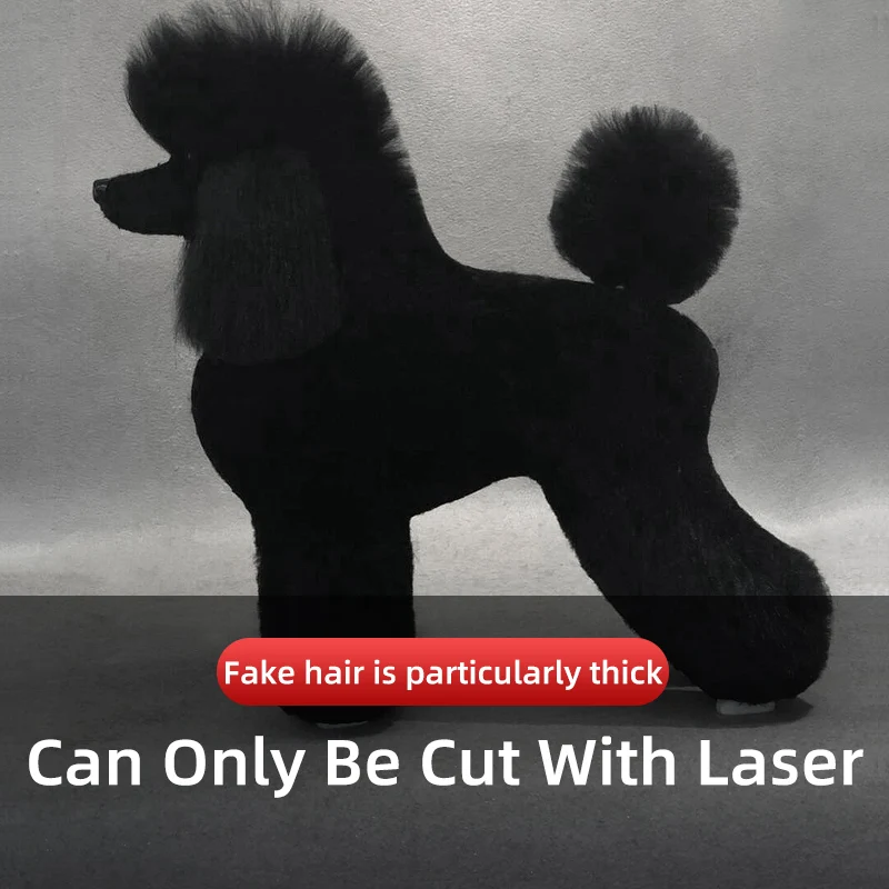 Pet Simulation hair beauty practice dog standard teddy dog whole body fake hair only Pet Grooming Trimming Practice