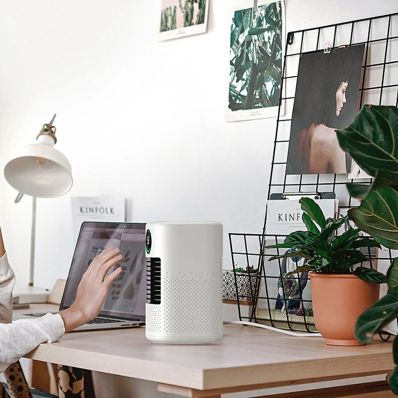 2 In 1 Intelligente Digitale Display Ptc Heater 700W Dual Gebruik Warm En Koud Patronen Ventilator Met Timing/Touch Control