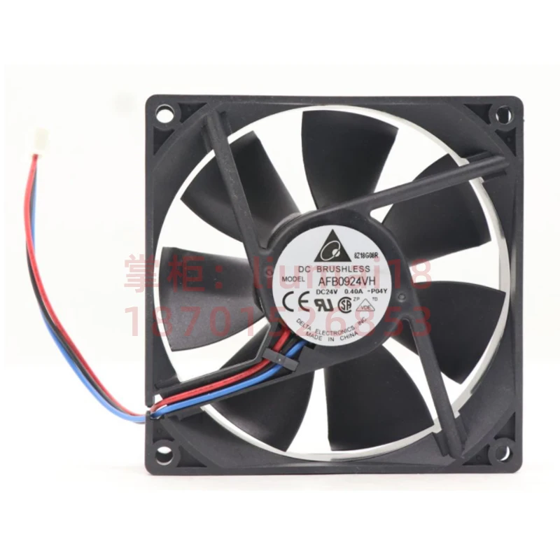 

Delta Electronics AFB0924VH P04Y DC 24V 0.40A 90x90x25mm 3-Wire Server Cooling Fan