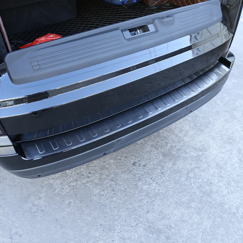 Stainless Steel Car Rear Bumper Trunk Guard Protected Stickers For Land Rover Range Rover Vogue L405 2013-2021 Car Accessories