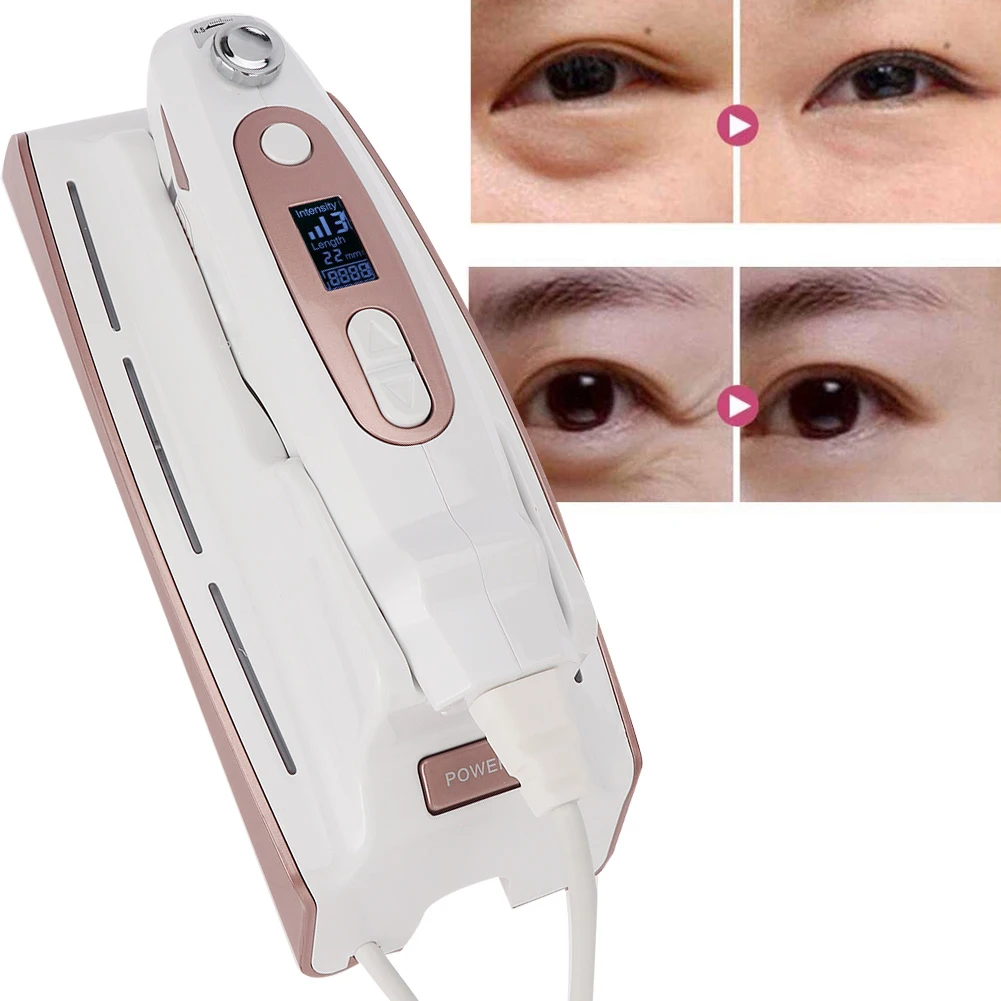 Multi-Functional Ultrasonic Anti-Wrinkle Eye Bag Removal Facial Beauty Device US Plug 100-240V