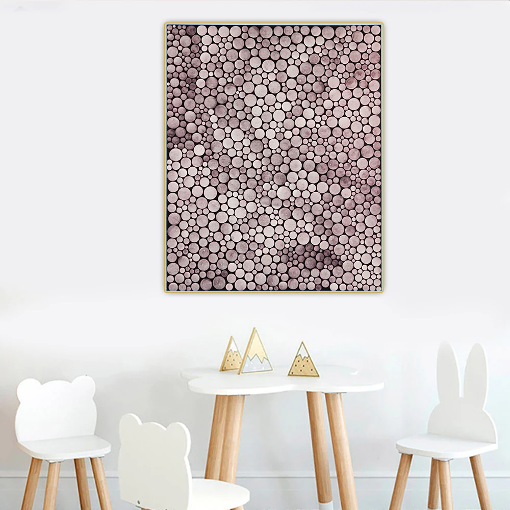 Citon Yayoi Kusama《Dots Obsession》Canvas Art Oil Painting Famous Artwork Poster Picture Wall Background Decor Home Decoration