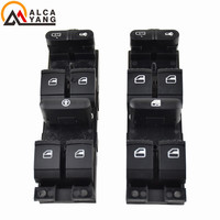 1J4959857A Master Power Window Switch for VW Golf MK4 Bora Seat Skoda Octavia MK1 Fabia 1J4 959 857A 1J4 959 857 A Red Light