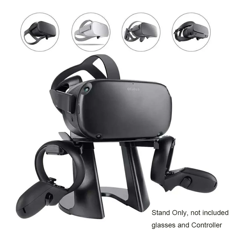 VR Stand Holder Storage Rack Mount for Oculus Quest 2 VR Headset and Wireless Controller for Oculus Rift S /HTC VIVE Plus/Pro