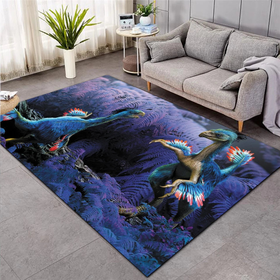 Kids dinosaur Shaggy Anti-Skid Floor play Mats 3D Carpet Non-slip rug Dining Living Room Soft Child Bedroom Mat Carpet Home 004