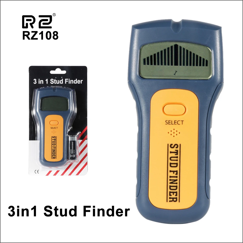 

Цифровой сканер RZ для стен, ручной Профессиональный Многофункциональный сканер для стен, железа, металла, деревянной проволоки, оцинкованной трубы