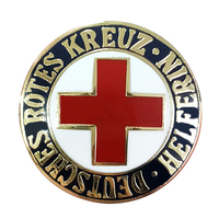 German third reich red cross helper's Enamel Pin Button Badge Suit or Bags Accessory