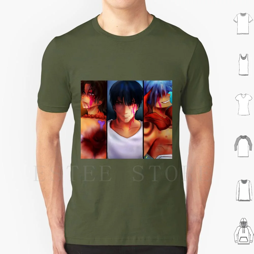 Camiseta de algodón para hombre, camisa de Manga Anime de Legends Classic Ace 3rd Gear Gurren Lagan X Rainbow, 6xl