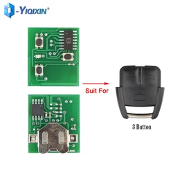 YIQIXIN 1 PCS 3 Button Circuit Board No Battery For Opel Vauxhall Vectra Zafira Omega Tigrar Astra 433Mhz Alarm No Chip No Shell