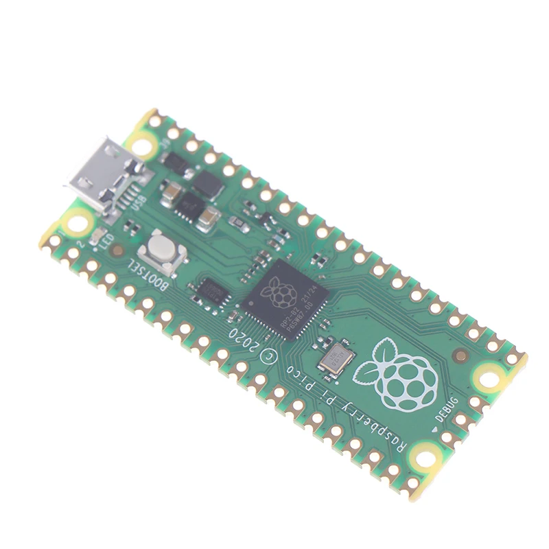 Placa de desarrollo Raspberry Pi Pico, placa de microcontrolador de bajo costo y alto rendimiento, Cortex-M0 + procesador ARM RP2040 de doble núcleo
