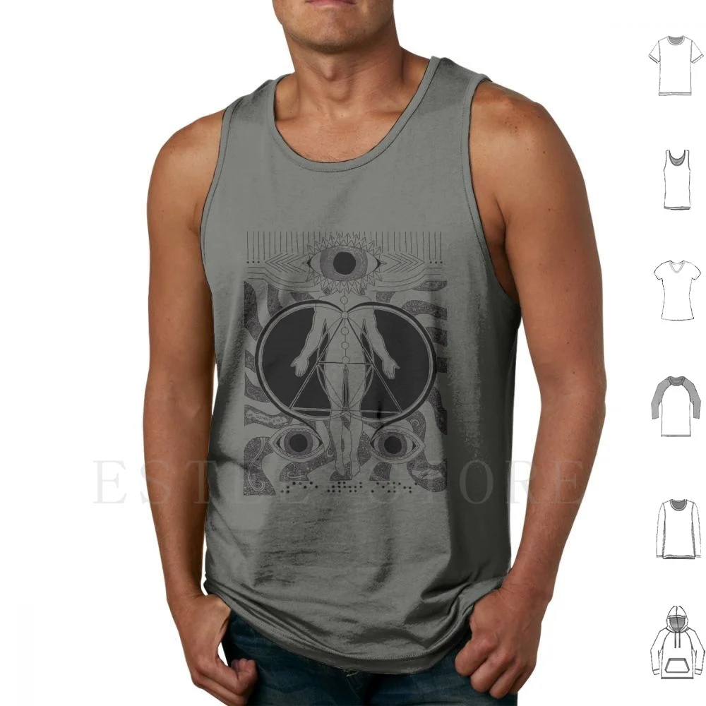The Glitch Mob See Without Eyes Concept Black Tank Tops Vest Cotton The Glitch Mob Glitch Mob See Without Eyes Balance Tgm